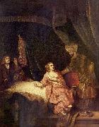 Rembrandt, Joseph wird von Potiphars Weib beschuldigt